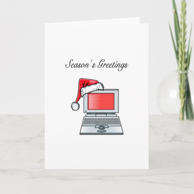 Christmas Computer Holiday Card (Front)