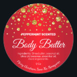 Christmas Confetti Red Gold Product Labels<br><div class="desc">Christmas Confetti Red Gold Product Labels for body butter,  soap and candles.</div>