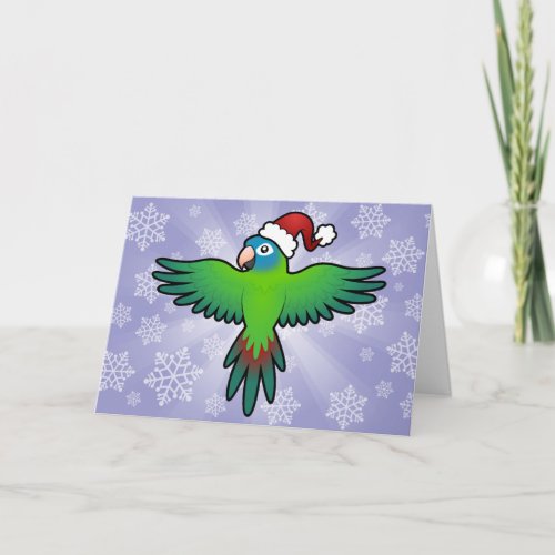 Christmas Conure  Lorikeet  Parrot Holiday Card