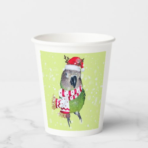 Christmas Conure Paper Cups to Match paper plates
