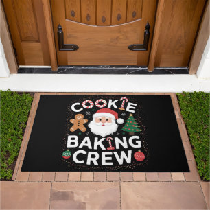Christmas Cookie Baking Crew Family Christmas  Doormat