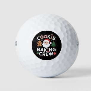 Christmas Cookie Baking Crew Family Christmas Golf Balls
