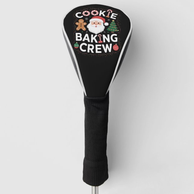 Christmas Cookie Baking Crew Family Christmas  Golf Head Cover (Front)