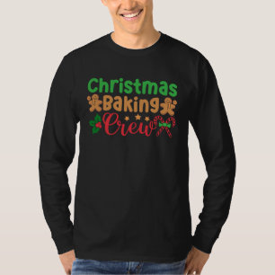 Christmas Cookie Baking Crew Family Xmas T-Shirt