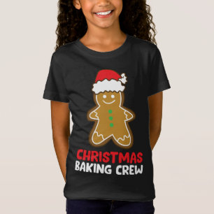 Christmas Cookie Baking Crew Funny Gingerbread Bak T-Shirt