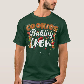 Christmas Cookie Baking Crew Funny Matching Family T-Shirt