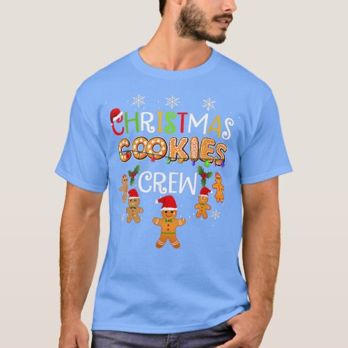 Christmas Cookie Baking Crew Funny Pajamas Family  T_Shirt