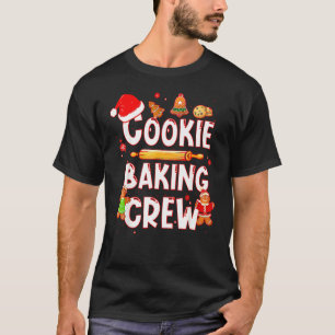 Christmas Cookie Baking Crew Funny Pajamas Family T-Shirt