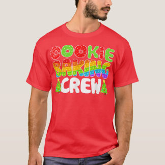 Christmas Cookie Baking Crew Funny Pajamas Fidget T-Shirt