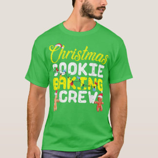 Christmas Cookie Baking Crew Gingerbread Man T-Shirt