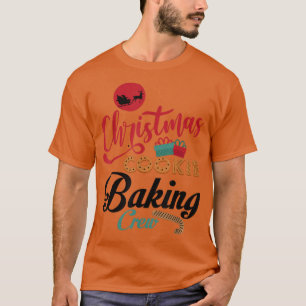Christmas Cookie Baking Crew Gingerbread Team Sant T-Shirt