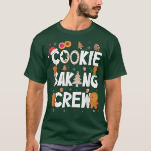 Christmas Cookie Baking Crew Kids Boys Women Xmas T-Shirt