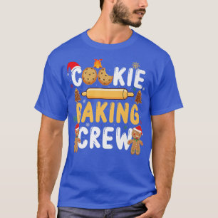 Christmas Cookie Baking Crew Kids Funny Pajamas Fa T-Shirt