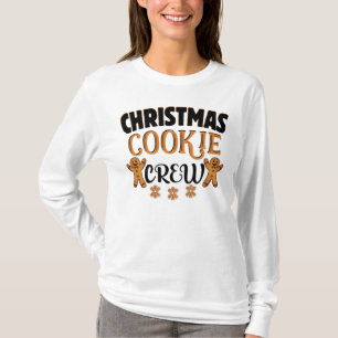 Christmas Cookie Baking Crew Matching Family T-Shirt
