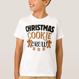 Christmas Cookie Baking Crew Matching Family T-Shirt