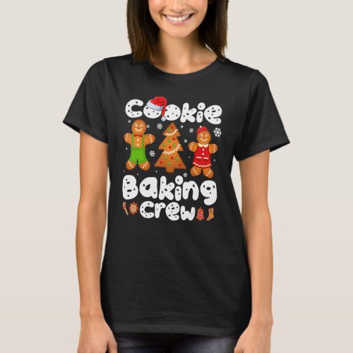 Christmas Cookie Baking Crew  Pajama Family Xmas T_Shirt
