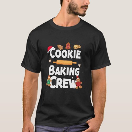 Christmas Cookie Baking Crew  Pajamas Family Xmas T_Shirt