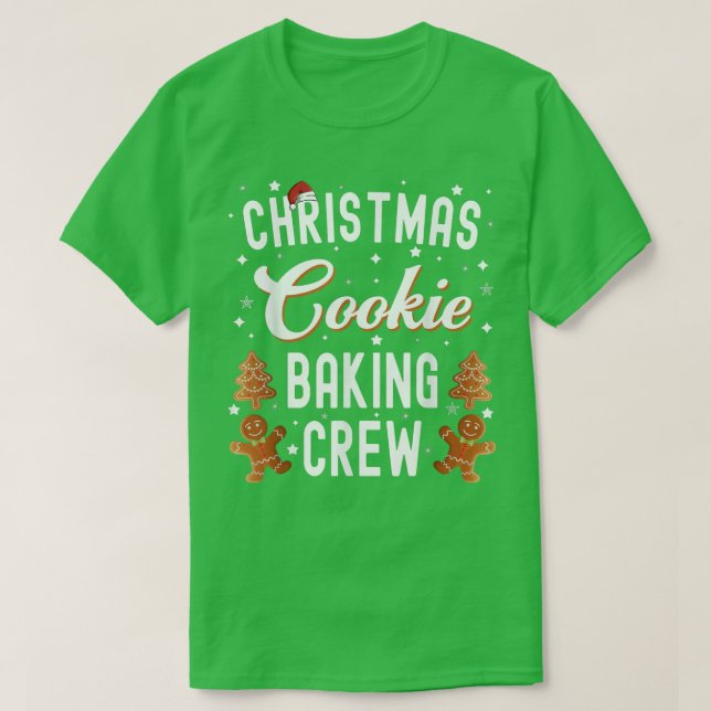 Christmas Cookie Baking Crew  T-Shirt (Design Front)