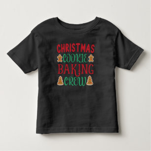 Christmas Cookie Baking Crew Toddler T-shirt