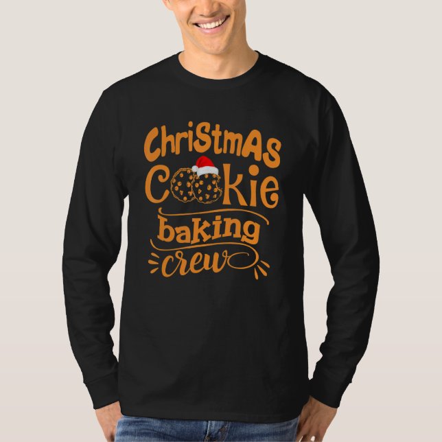 Christmas Cookie Baking Crew Xmas Cookie Cute T-Shirt (Front)