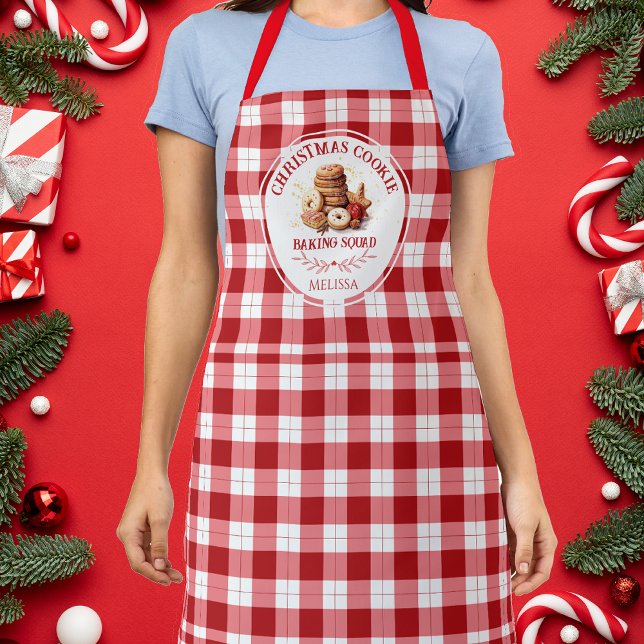 Christmas Cookie Baking Squad Apron (Creator Uploaded)