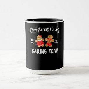 Christmas cookie baking team gingerbread man mug