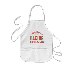 Christmas Cookie Baking Team Kids' Apron