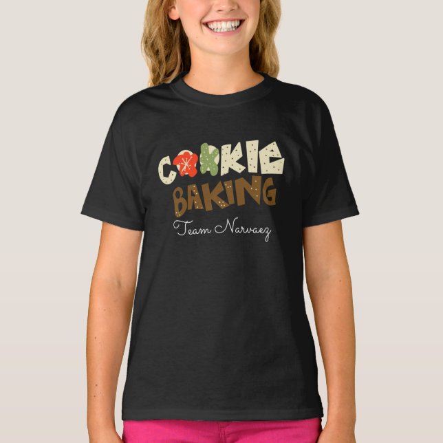 Christmas Cookie Baking Team Name Competition    T-Shirt (Front)