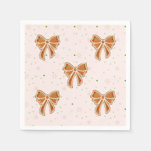 Christmas Cookie Bows Napkins