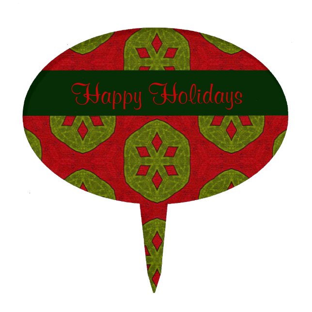 Christmas Cookie Cake Topper (Front)