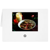 Christmas Cookie Candle Cards (Back Horizontal)