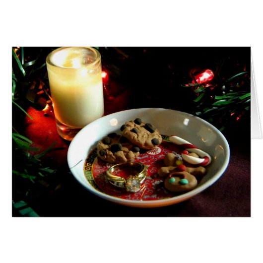 Christmas Cookie Candle Cards (Front Horizontal)