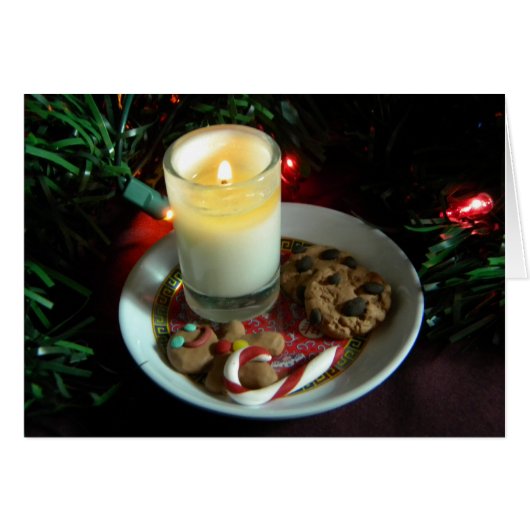 Christmas Cookie Candle III Cards (Front Horizontal)