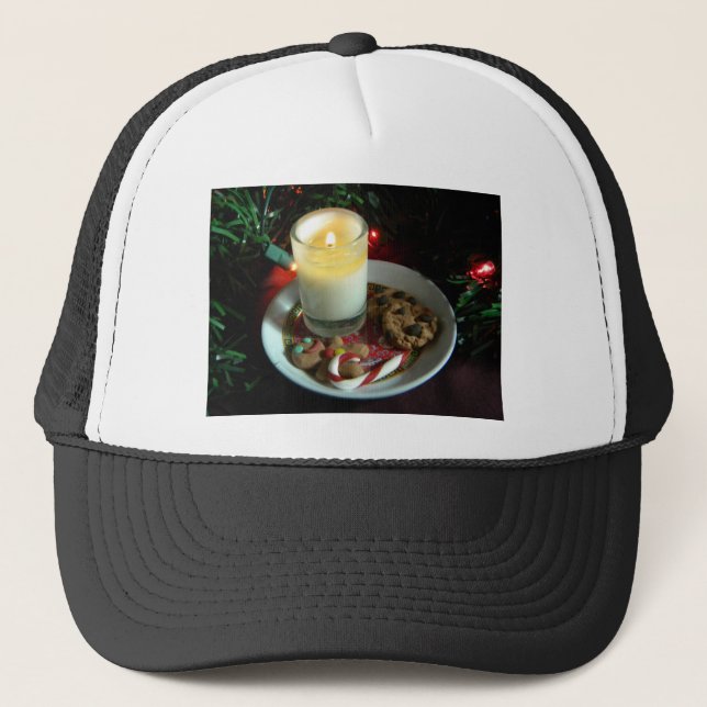 Christmas Cookie Candle III Trucker Hat (Front)