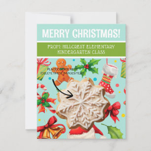Christmas Cookie Cards, Personalized Gifting Cards