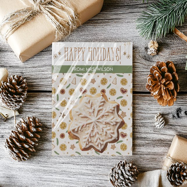 Christmas Cookie Cards, Personalized Gifting Cards (Creator Uploaded)