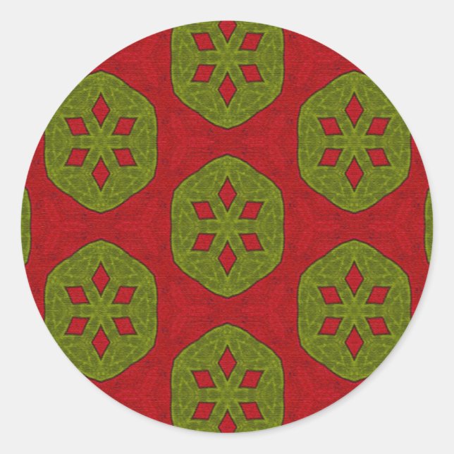 Christmas Cookie Classic Round Sticker (Front)
