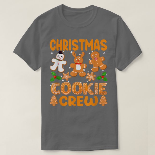 Christmas Cookie Crew Baking Team New Xmas Bakers  T-Shirt (Design Front)