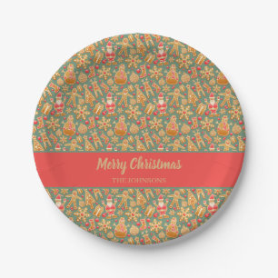 Christmas Cookie Crew Holiday Kitchen Paper Plates