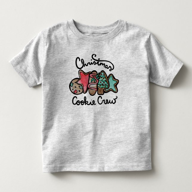 Christmas Cookie Crew Holidays Cookies Family      Toddler T-shirt (Front)