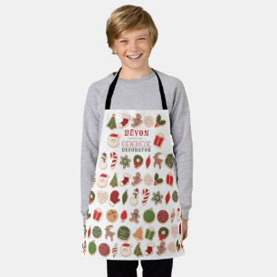 Christmas Cookie Decorating Party Decorator Apron