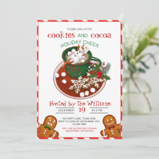 Christmas Cookie Decorating Party Invitation