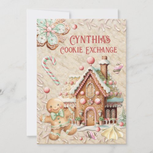 Christmas Cookie Decorating Party Invitation