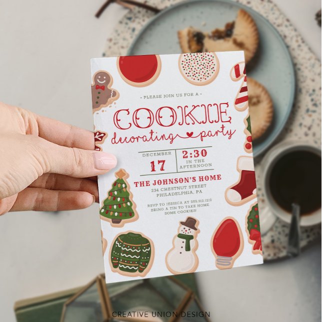 Christmas Cookie Decorating Party Invitation (Creator Uploaded)