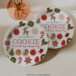 Christmas Cookie Decorating Party Plates<br><div class="desc">Celebrate the holidays with these festive Christmas Cookie Decorating Party plates! Easily edit the name!</div>