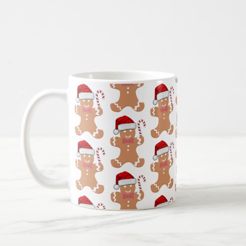 Christmas cookie designed coffee mug