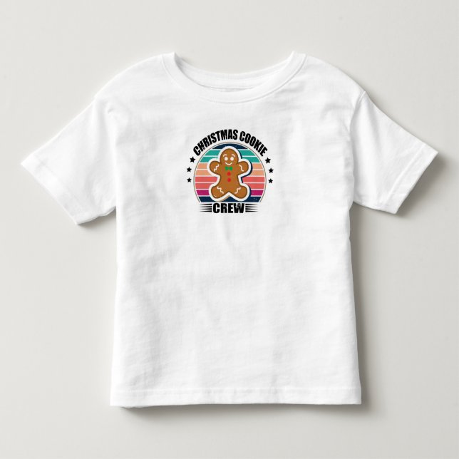 Christmas Cookie Eating Crew Matching Family Toddler T-shirt (Front)