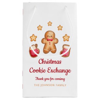 Christmas Cookie Exchange Cute Gingerbread Man