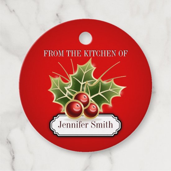 Christmas Cookie Exchange Double sided Baking Tag