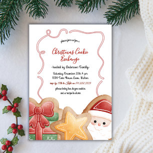 Christmas Cookie Exchange Holiday Friends Party Invitation